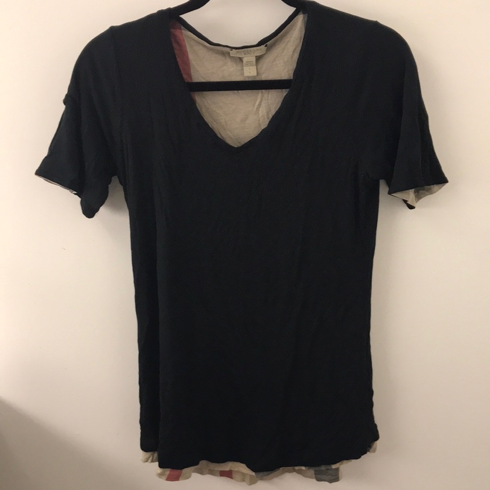Black Burberry Tee